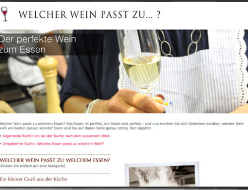 Welcher Wein passt zu… ?