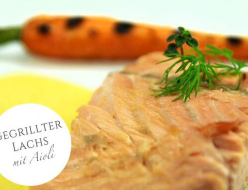 Gegrillter Lachs mit Aioli